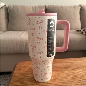 HydroJug Pink Bow Tumbler